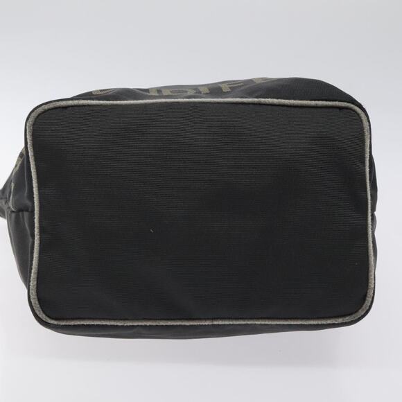 FENDI Hand Bag Nylon Black Gold - Picture 9 of 12